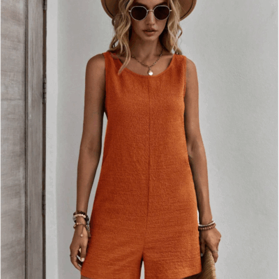 Straight-Leg Jumpsuit